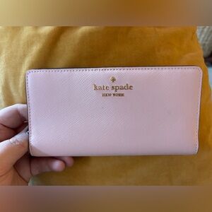 EUC Kate Spade Cameron Bifold Wallet Pink NWOT